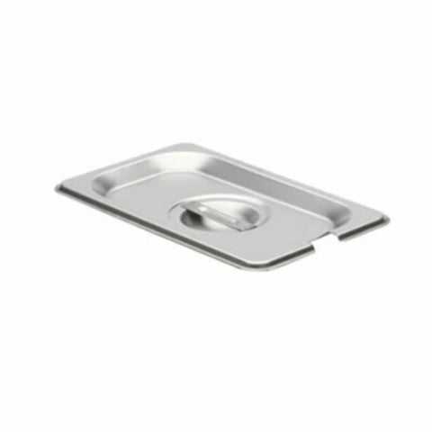 Libertyware 5190S 1/9 Size Flat Notched Stainless Steel Steam Table Pan Cover