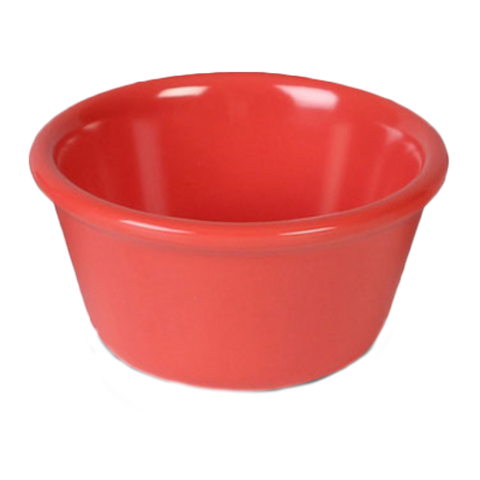Thunder Group ML538RD1 4 oz Smooth Melamine Ramekin, Orange