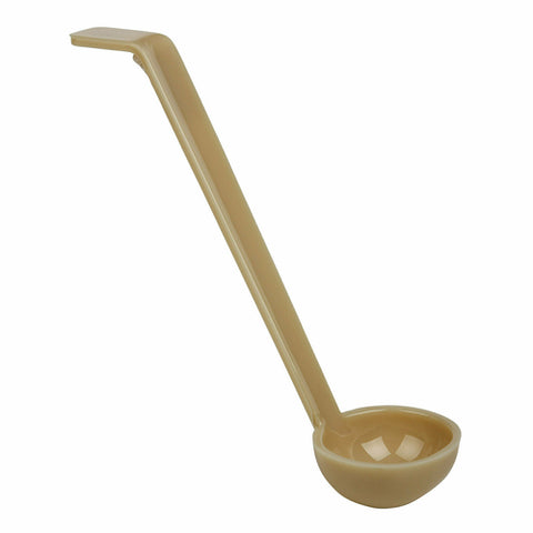 Cambro LD85133 Camwear 0.75 oz. Beige Polycarbonate Salad Dressing Ladle