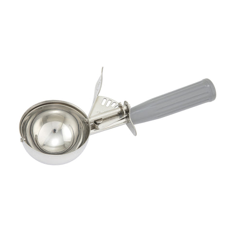 Winco ICD-8 Stainless Steel Thumb Press Disher with Plastic Handle, Size #8, 4 oz