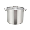 SST-60 Winco 60 Qt. Stainless Steel Stock Pot w/ Lid-WINCO
