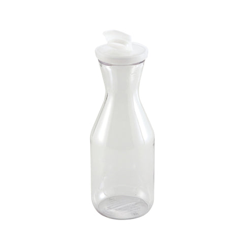 Winco PDT-15 1.6 Qt Polycarbonate Decanter with Flip-Top Lid