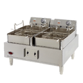 F30 Wells Fryer, Electric, Countertop, Dual Fry Pot, 15 Lb. Capacity, Thermostatic Controls-Wells