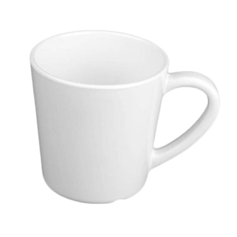 CR9018W Thunder Group 7 Oz. White Melamine Mug/Cup-Thunder Group