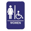 PLIS6909BL Thunder Group 6" x 9" Women/Accessible Sign-Thunder Group