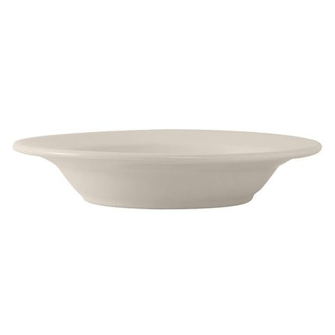 TRE-105 Tuxton Reno 16 Oz. Eggshell Wide Rim Rolled Edge China Pasta Bowl