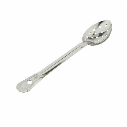 Libertyware SP13 13" Slotted Basting Spoon with Black Plastic Handle