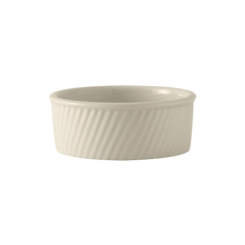 Tuxton China BEX-2004 18 oz Eggshell Swirl Souffle Bowl