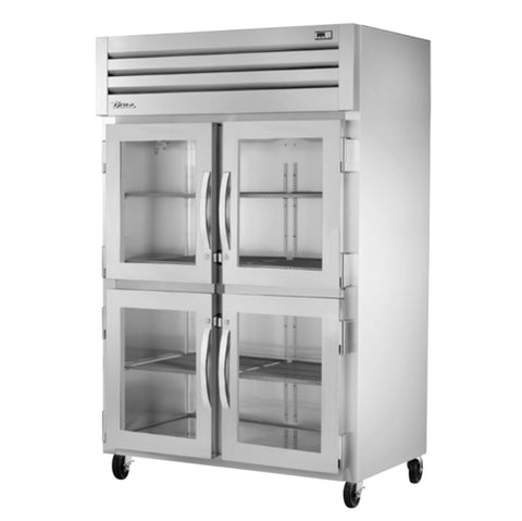 STG2R-4HG-HC True Mfg. SPEC SERIES® Refrigerator, reach-in, two-section, (4) glass half doors