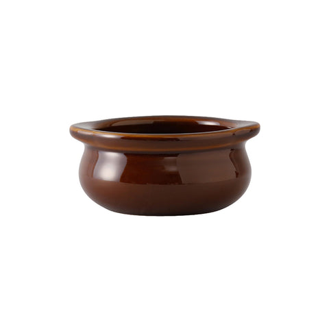 BAS-1203 Tuxton DuraTux 12 Oz. Caramel China Onion Soup Crock/Bowl