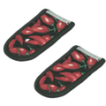 2HHC2 Lodge 2-Piece Chili Pepper Print Hot Handle Holders - Set-Lodge Manufacturing