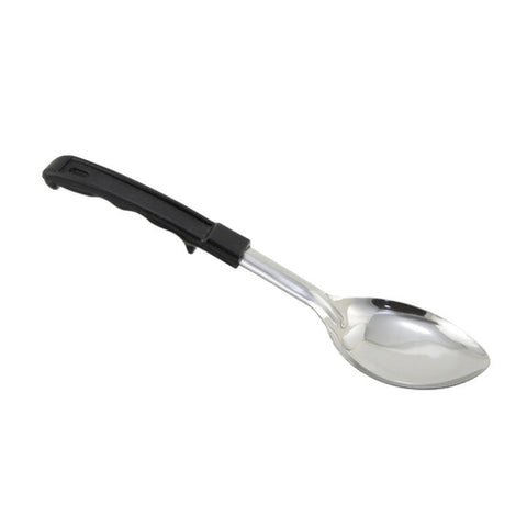 BHOP-11 Winco 11" Heavy-Duty Solid Basting Spoon w/ Hang Hook