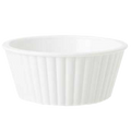 ER-402-W GET 2 oz. White Fluted Ramekin -Each-GET ENTERPRISES
