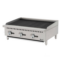 C-CR36 Migali 36" Char-Rock Countertop Charbroiler - NG-Migali Industries