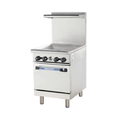 TAR-24G-LP Turbo Air 24" LP Gas Range Griddle Top w/ (1) Oven-Turbo Air