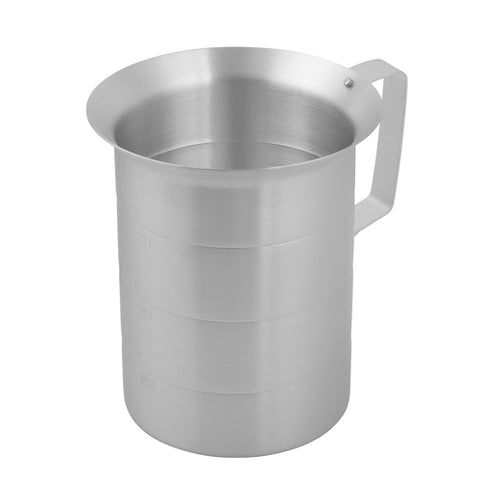 AM-4 Winco 4 Qt. Aluminum Measuring Cup-WINCO
