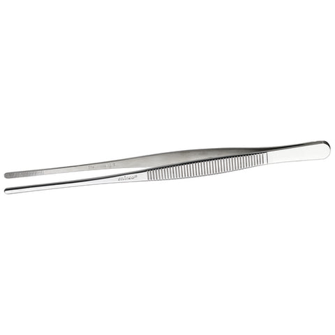 Winco TTG-8S 8" Straight Stainless Steel Plating Tongs