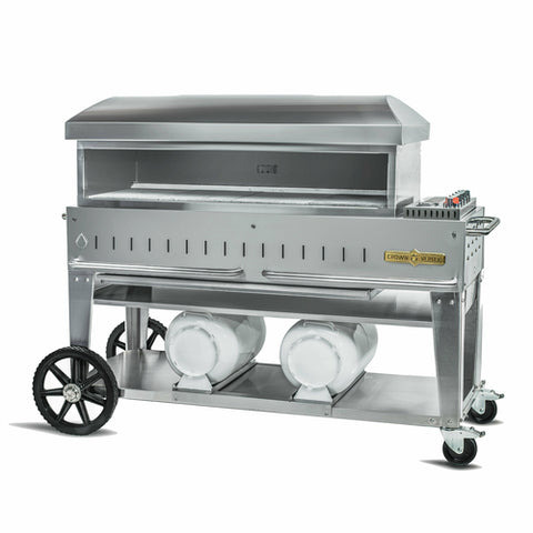 Crown Verity CV-PZ48-CB Club Series Outdoor Liquid Propane Pizza Deck Oven, 55,000 BTU