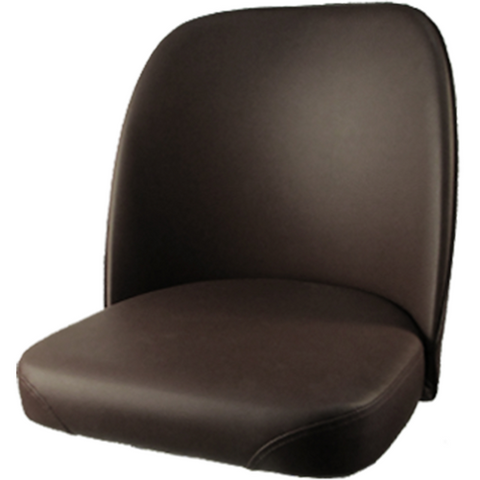 SL2133TOP-ESP Oak Street Espresso Replacement Vinyl Bar Stool Bucket Seat