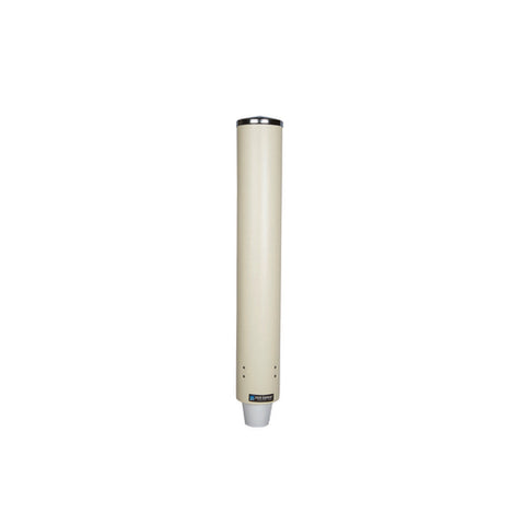 San Jamar C4210PFSD Pull-Type Foam Cup Dispenser, 23.5" Tube, Sand
