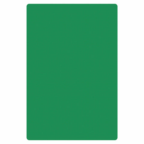 Thunder Group PLCB241805GR Green Polyethylene Cutting Board, 24" x 18" x 1/2"