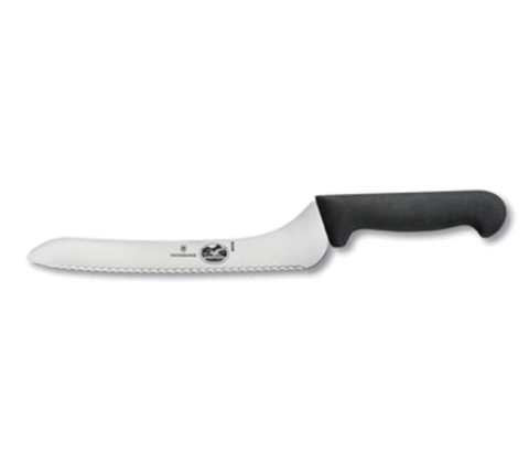 Victorinox 7.6058.13 - 9" Offset Serrated Bread Knife with Black Fibrox Handle