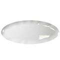 RF2024W Thunder Group White Pearl 24" x 10" Oval Melamine Platter-Thunder Group