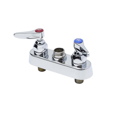 T&S Brass B-1110-CR-LN 4" Deck Mount Workboard Bar Sink Faucet, Less Nozzle