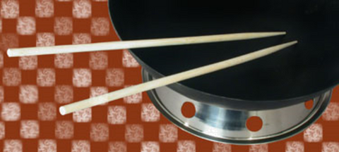 Town 51317 17-1/2" Long Bamboo Chopsticks