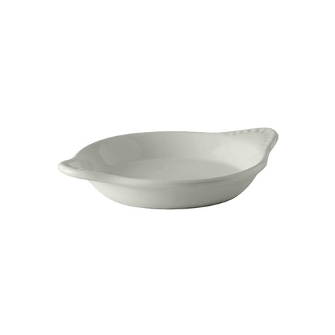 Tuxton China BWN-0602 6 oz. White Round Vitrified China Shirred Egg Dish