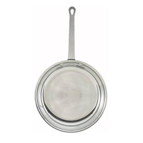 AFP-10 Winco 10" Mirror Finish Aluminum Frying Pan