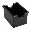 PPH-1K Winco Black Plastic Sugar Packet Holder EA-WINCO