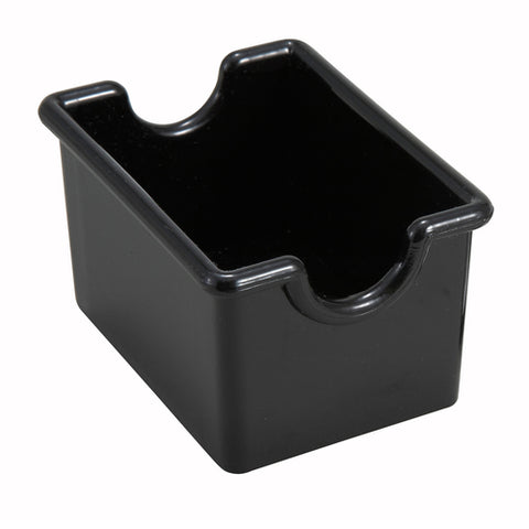 PPH-1K Winco Black Plastic Sugar Packet Holder EA-WINCO