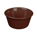 ML537C1 Thunder Group 3 Oz. Chocolate Smooth Melamine Ramekin-Thunder Group