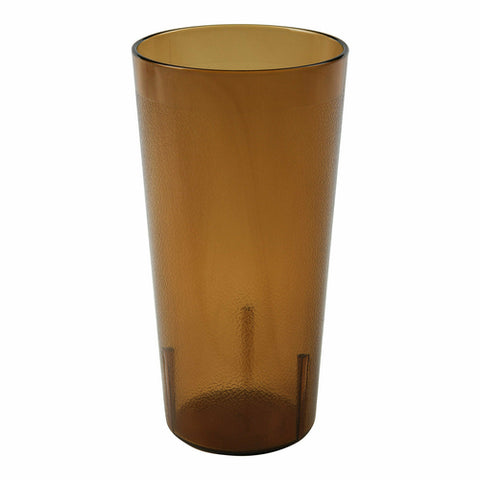 Cambro 2000P153 Colorware 22 oz. Amber SAN Plastic Tumbler