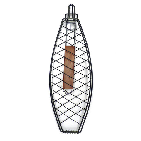 Chef Master 06630Y Mr. Bar-B-Q Non-Stick Expandable Fish Grilling Basket
