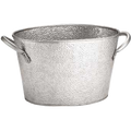 GT159 Tablecraft 1-3/4 Gallons, Galvanized Collection™ Beverage Tub - Each-Tablecraft Products
