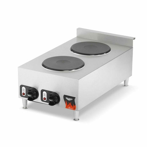 Vollrath 40739 Two-Burner Countertop Electric Hot Plate (208-240V)