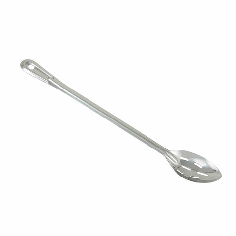 BSST-18 Winco 18" Stainless Steel Slotted Basting Spoon