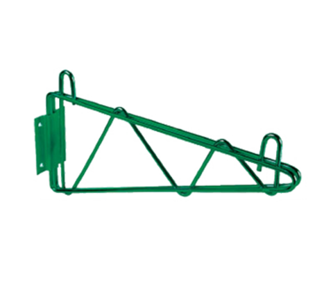 Thunder Group WBEP018 18" Green Epoxy Single Wall Shelf Bracket