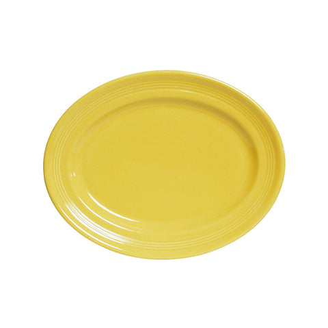 CSH-116 Tuxton Concentrix  11-1/2" x 8-3/8" Saffron Oval Platter