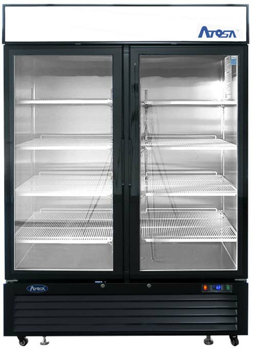 Atosa MCF8721ES 43.8 Cu. Ft. Black Freezer Merchandiser