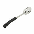 PHS13S Libertyware Basting Spoon, 13\" slotted, stainless steel, black plastic handle-LIBERTYWARE