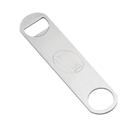 Tablecraft Products 396 - 7" Flat Stainless Steel Bottle Opener