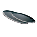 RF2024B Thunder Group Black Pearl 24" x 10" Oval Melamine Platter-Thunder Group
