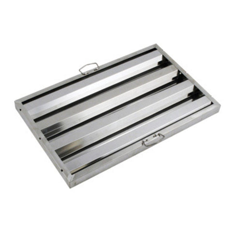Winco HFS-1620 Stainless Steel Hood Baffle Filter, 16" x 20"