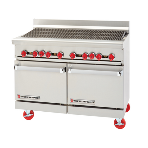American Range AR-3RB 36 in Gas Range with Charbroiler and Standard Oven