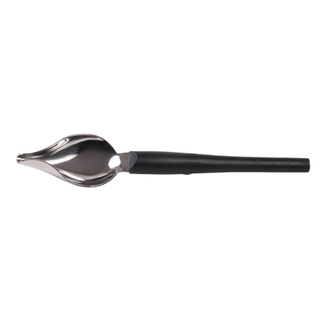 M35146 Mercer 7-7/8" Large Stainless Steel Precision Spoon-Mercer Culinary