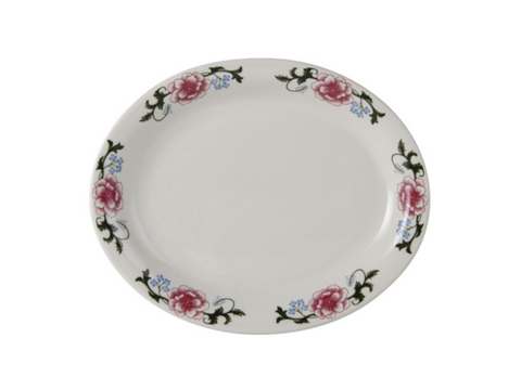 LCH-096 Tuxton China Platter, 9-3/4" x 8\" oval-Tuxton China
