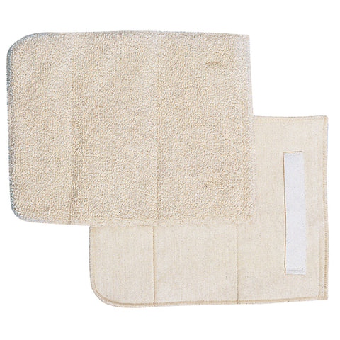 803PG Ea CFS Brands 9-1/2" x 11" Whie Terry Cloth Pan Grabber-CFS Brands
